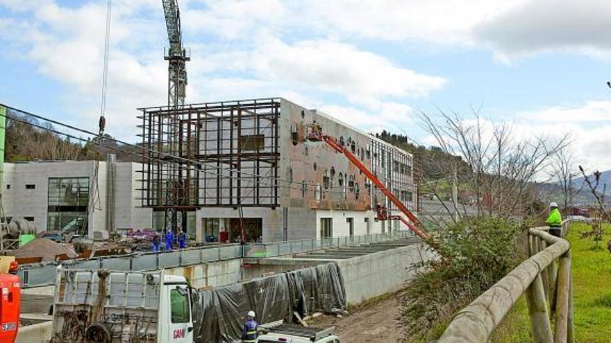 Las obras de construcción del centro de discapacitados «Stephen Hawking» de Barros.