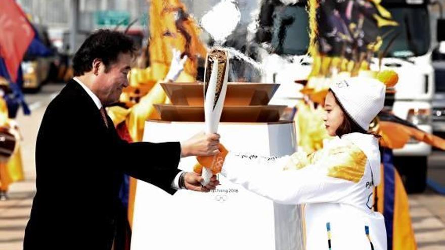 La flama dels Jocs Olímpics d&#039;hivern ja és a Corea del sud