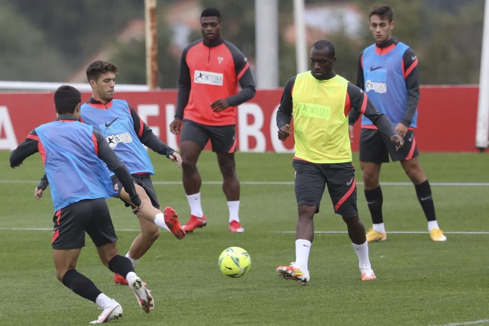 Entrenamiento del Sporting