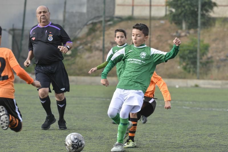 02/03/2019 LAS HUESAS, TELDE. Las Huesas - Estrella (benjamines). FOTO: J. PÉREZ CURBELO  | 02/03/2019 | Fotógrafo: José Pérez Curbelo