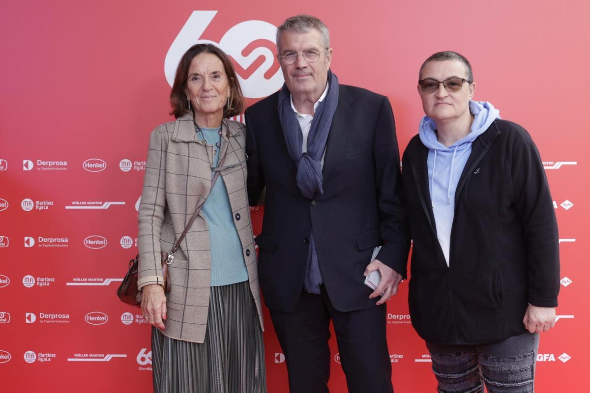 Mercedes Matas, Jaume Martínez y Iolanda Caballero, de Plastificados Llobregat.