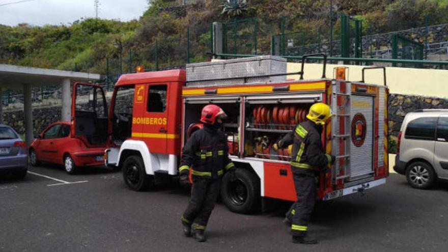 Bomberos de La Palma durante una actuación anterior.