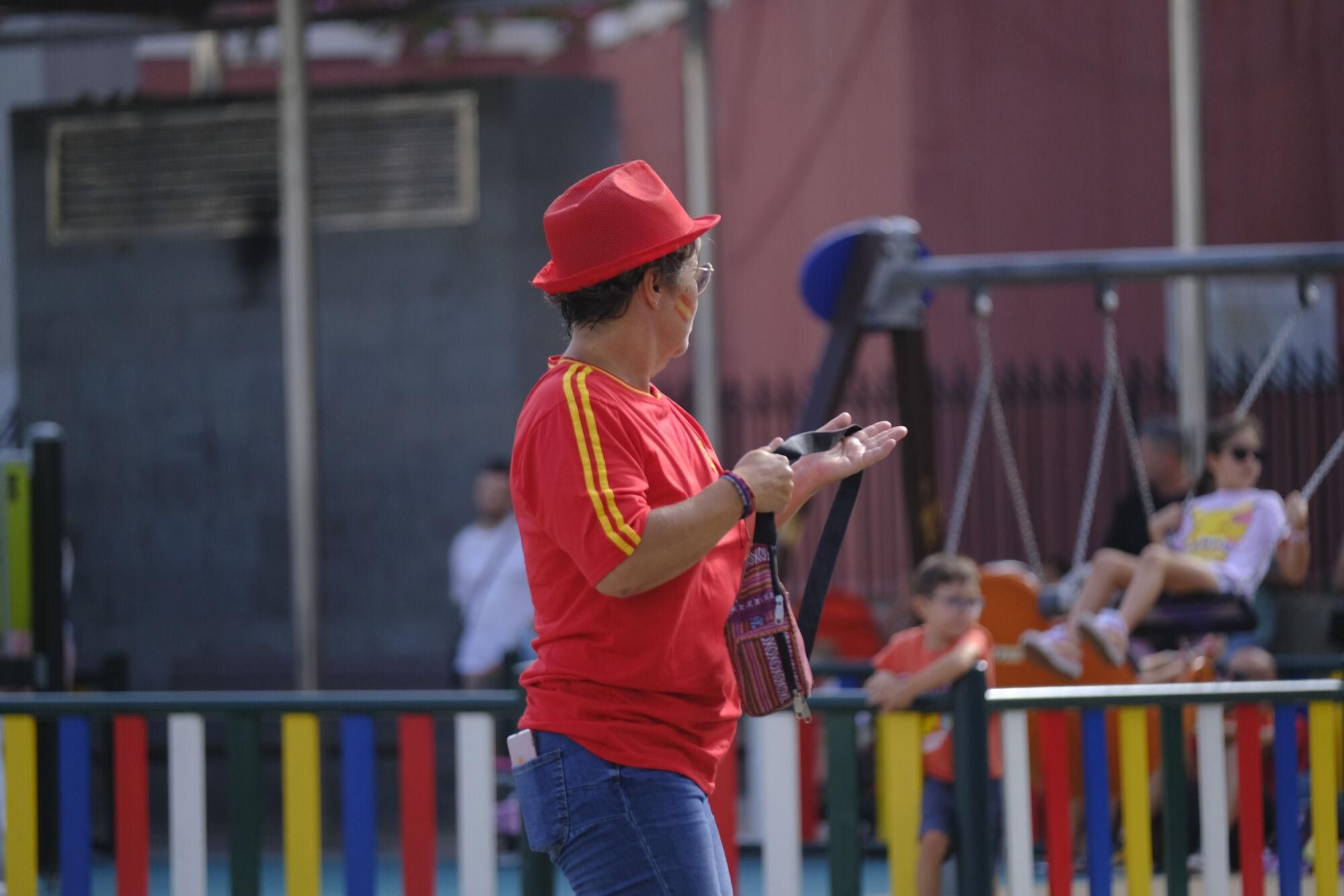 Ambiente de la final de la Eurocopa femenina de fútbol 