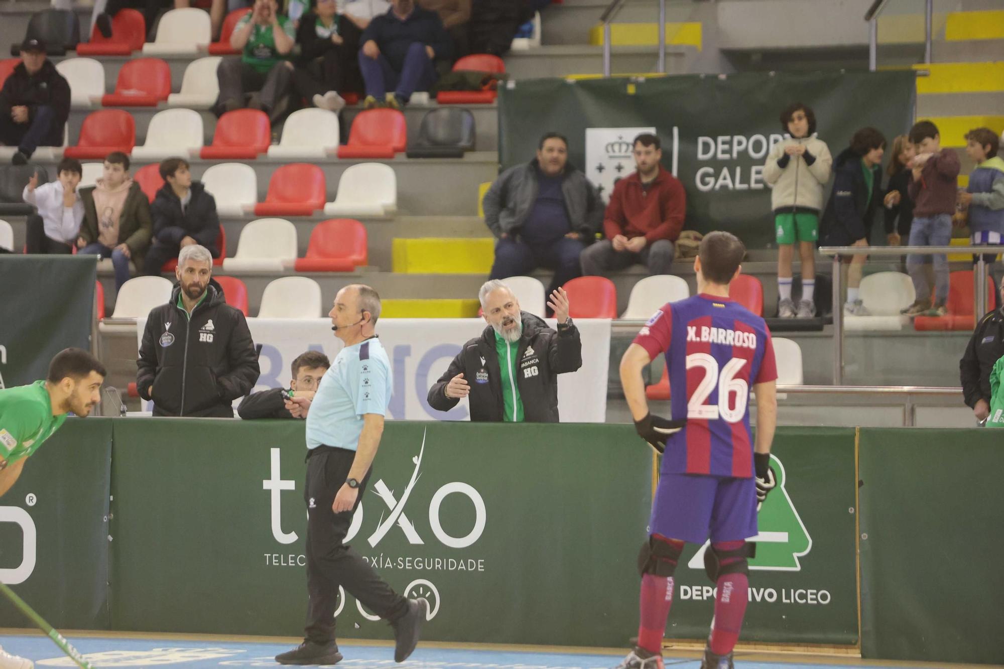 El Liceo cae contra al Barça en el pabellón de Riazor