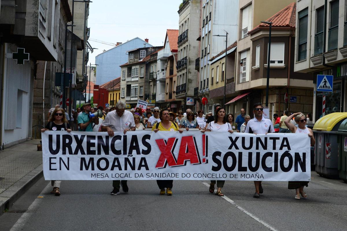 La manifestación por el PAC de Moaña, en imágenes La manifestación por el PAC de Moaña, en imágenes