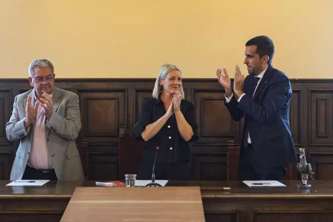 El ple de Cardona que ha escollit Lluïsa Aliste com a nova alcaldessa