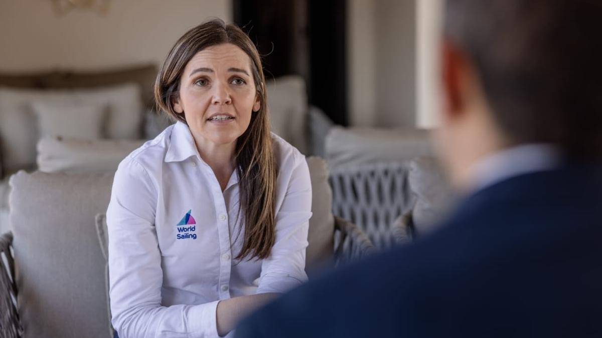 Nelia Smith durante su visita a Las Palmas de Gran Canaria.