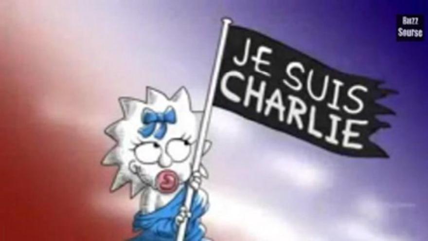 'Los Simpson' rinden homenaje a 'Charlie Hebdo'