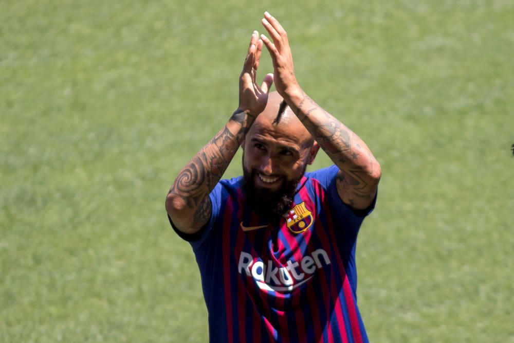 Presentació d'Arturo Vidal