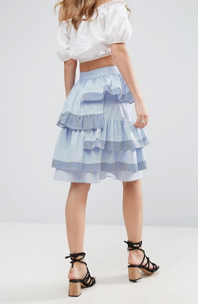 Las rebajas de ASOS: falda de volantes