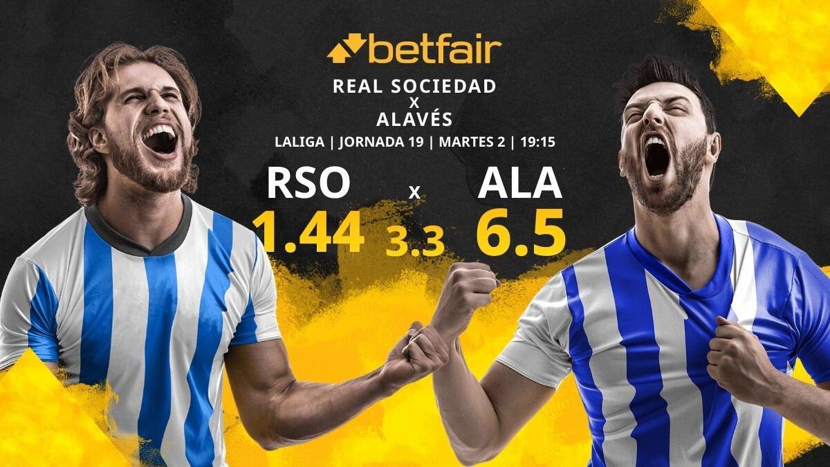 Real Sociedad vs. Deportivo Alavés: horario, TV, estadísticas, clasificación y pronósticos