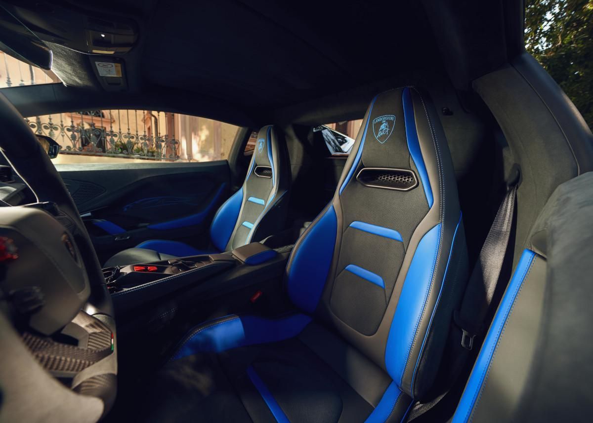 Interior del Lamborghini Temerario ‘Porto Cervo’