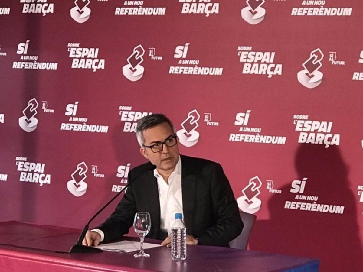 12/12/2019 FÃºtbol.- VÃ­ctor Font pide un referÃ©ndum sobre la financiaciÃ³n del ’Espai BarÃ§a’.