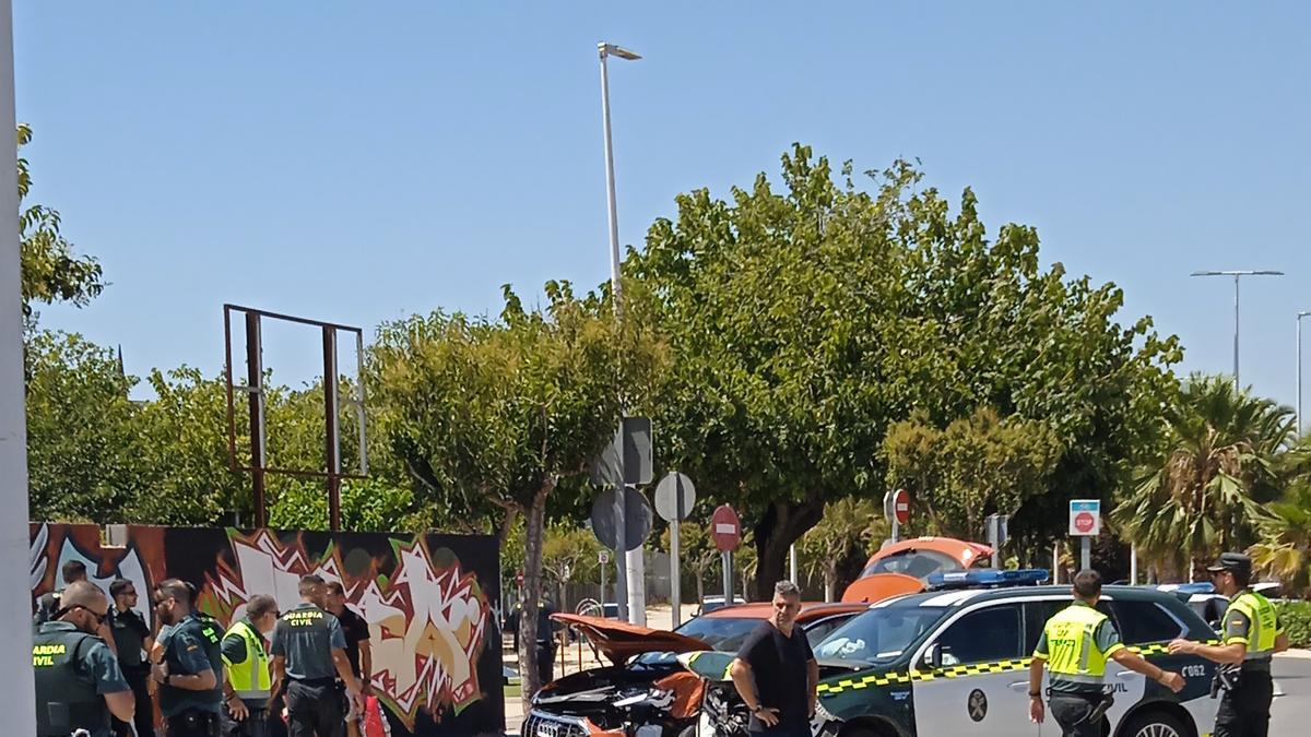 Persecución policial en plena calle en Catarroja