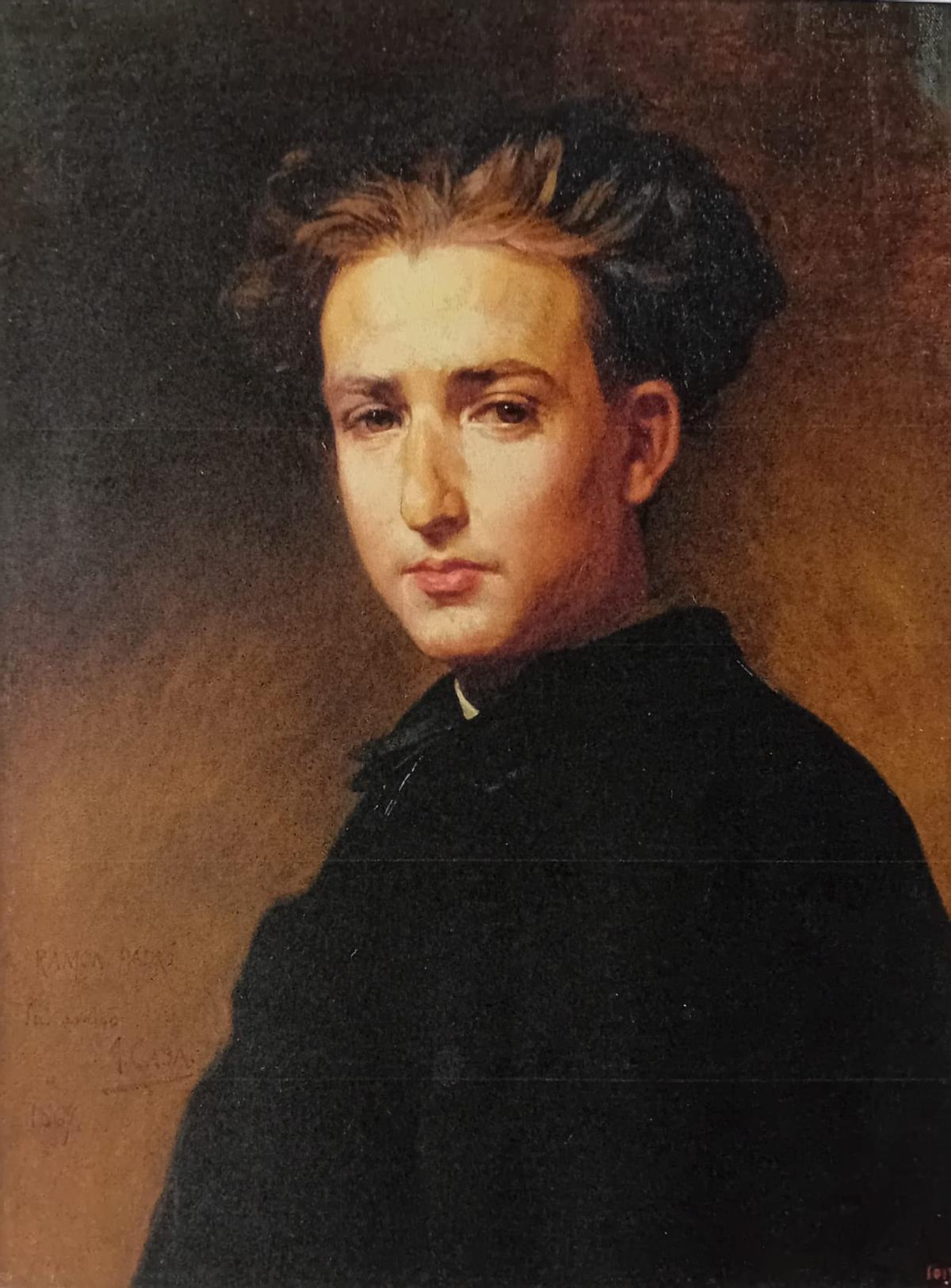 Ramón Padró, pintor, es el autor de los lienzos decorativos del Salón de Plenos de la antigua Diputación