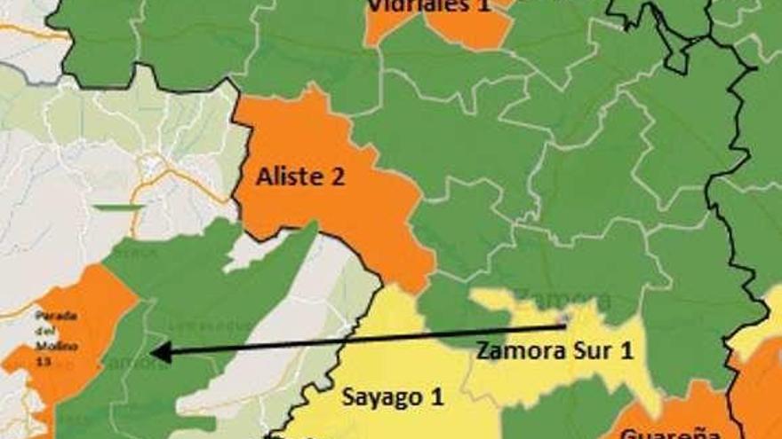 Mapa de contagios con PCR confirmado. En verde, cero casos.