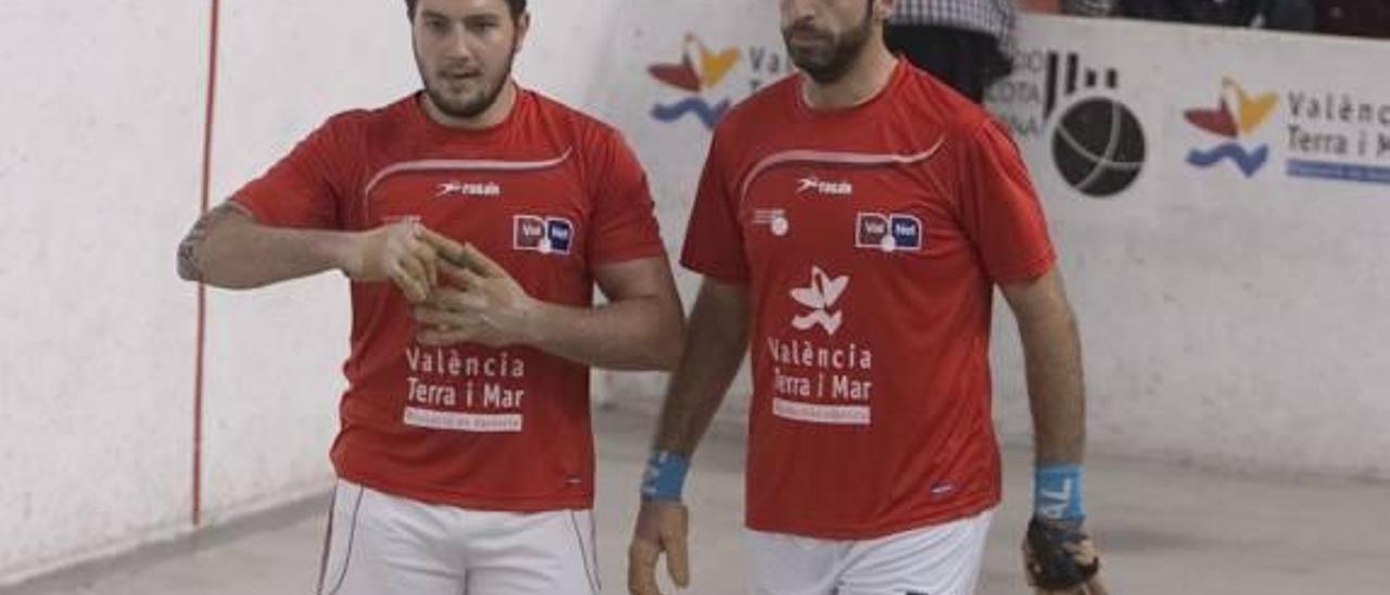 Waldo y Sanchis no dan opción a Sergio y Canari en la 2ª semifinal de la Copa