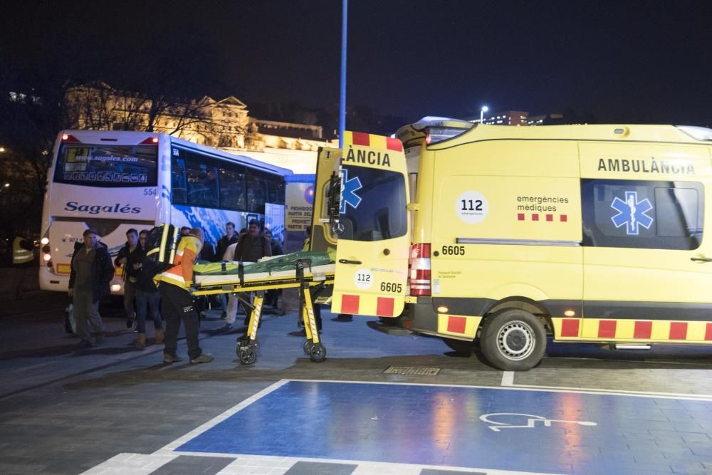 Accident entre dos trens entre Manresa i Sant Vice