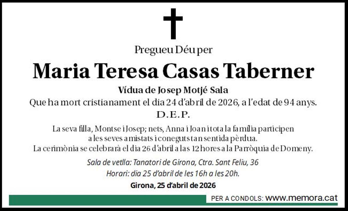 Maria Teresa Casas