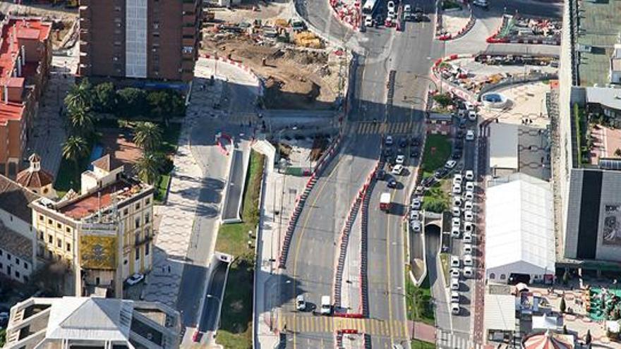 La avenida de Andalucía, desde el aire.