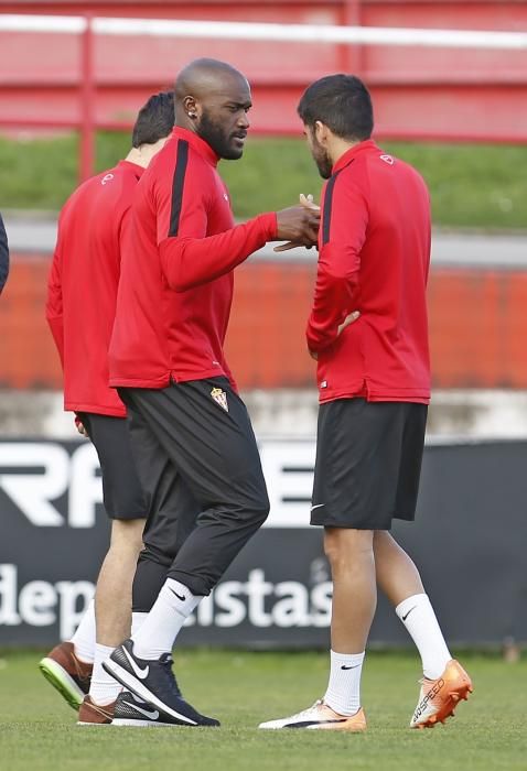 Entrenamiento del Sporting