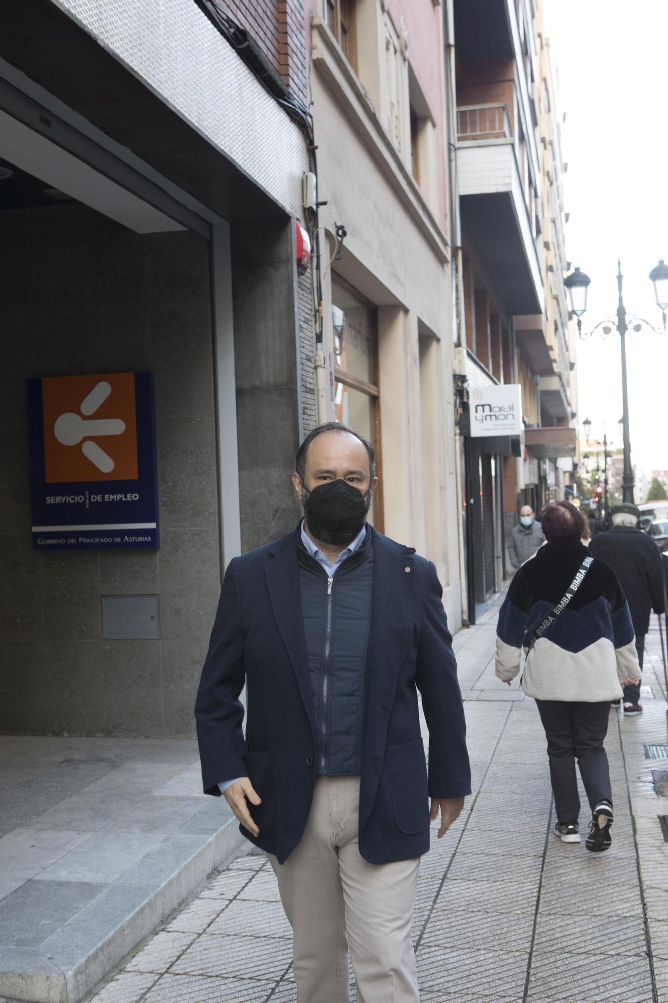 Jorge Menéndez Vallina, en Oviedo