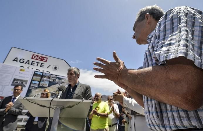 LAS PALMAS DE GRAN CANARIA A 03/07/2017 Apertura al tráfico del último tramo de la primera fase de la carretera de la Aldea. FOTO: J.PÉREZ CURBELO