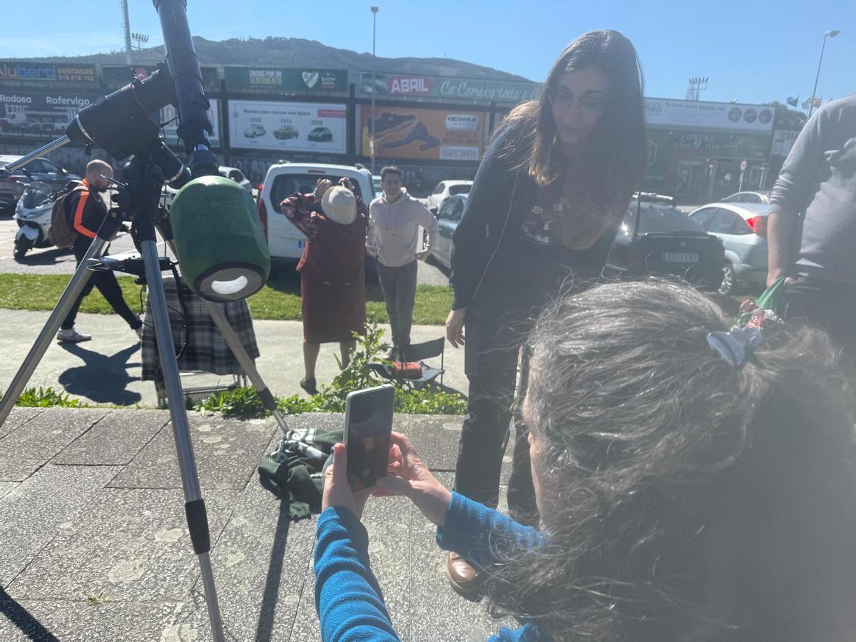Galicia se convierte en observatorio privilegiado del eclipse de sol