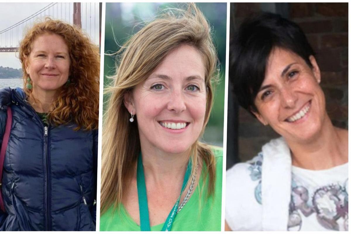 De izquierda a derecha, Ana García, Eva Rajo y Sara Martín, las tres investigadoras de la UC3M.