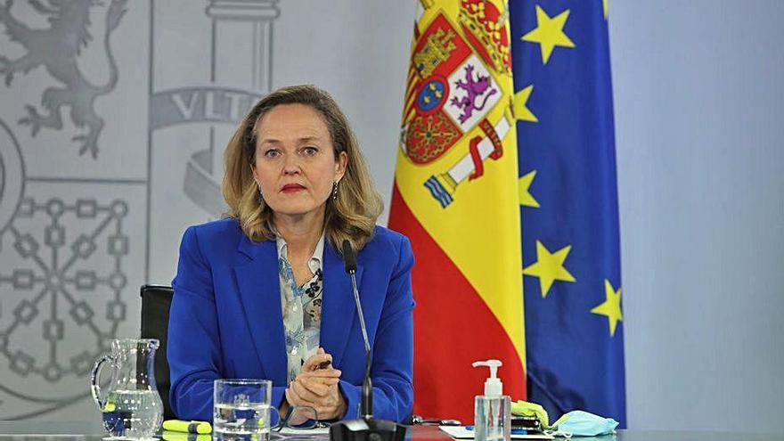 La ministra d&#039;Economia, Nadia Calviño.