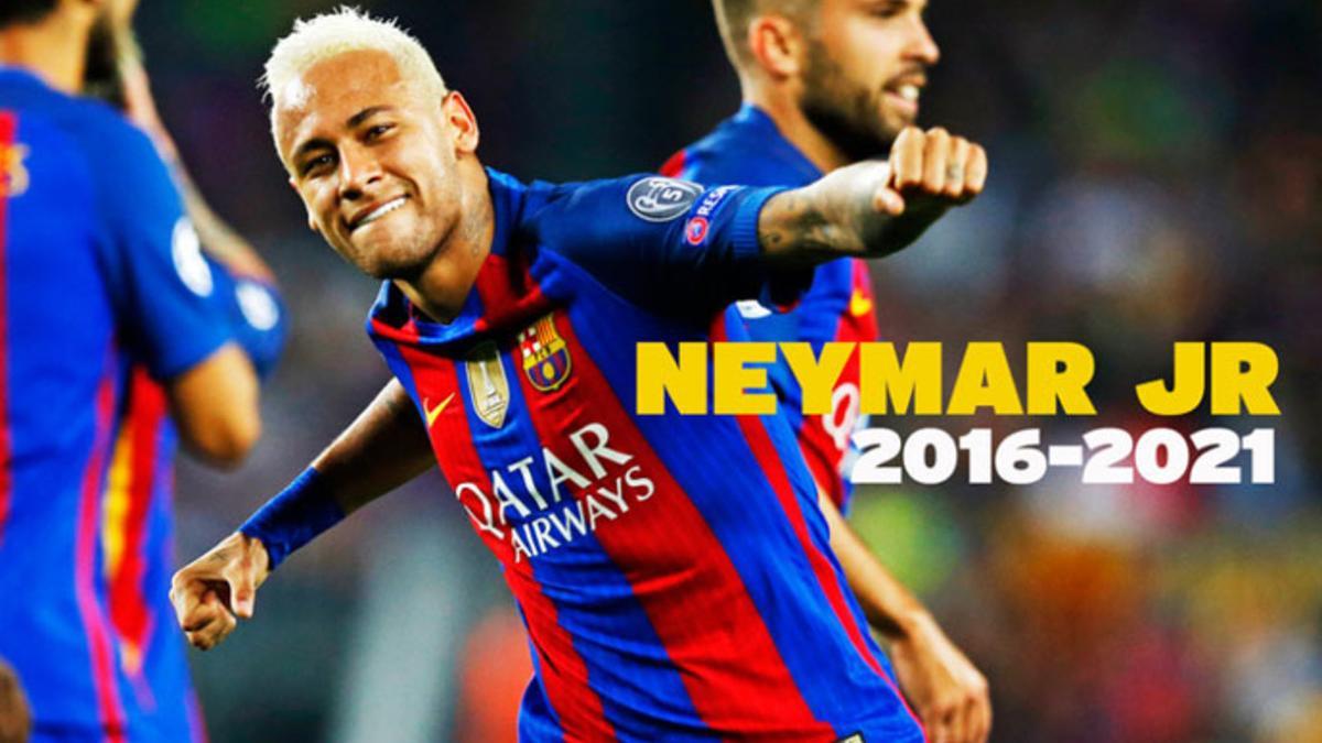 Neymar firmará la renovación por el Barcelona