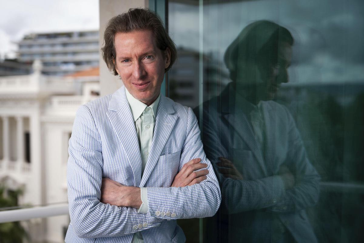 Wes Anderson en Cannes.