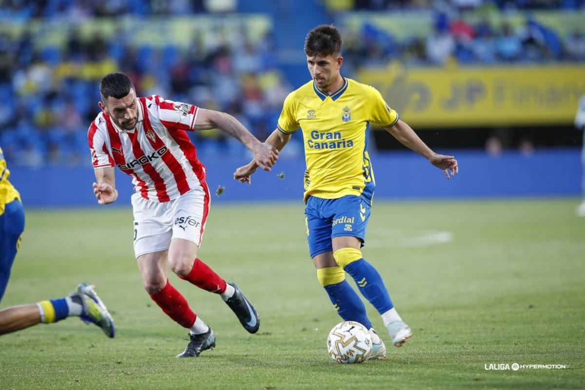 Así fue el partido entre el Sporting y Las Palmas
