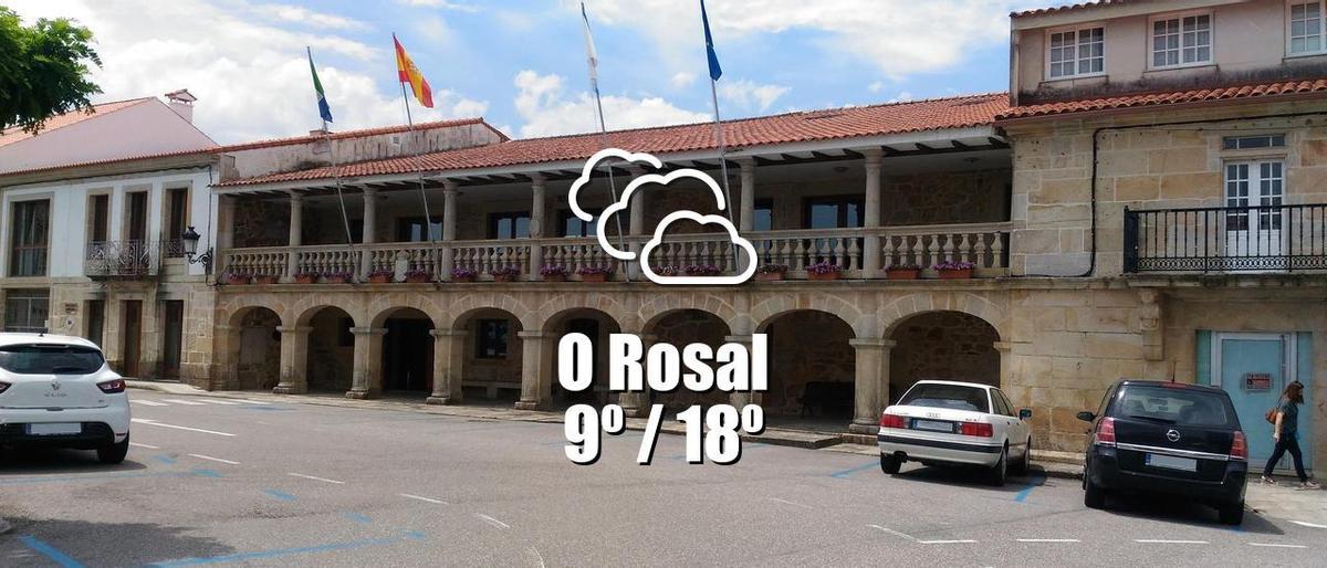 El tiempo en O Rosal: previsión meteorológica para hoy, domingo 15 de marzo