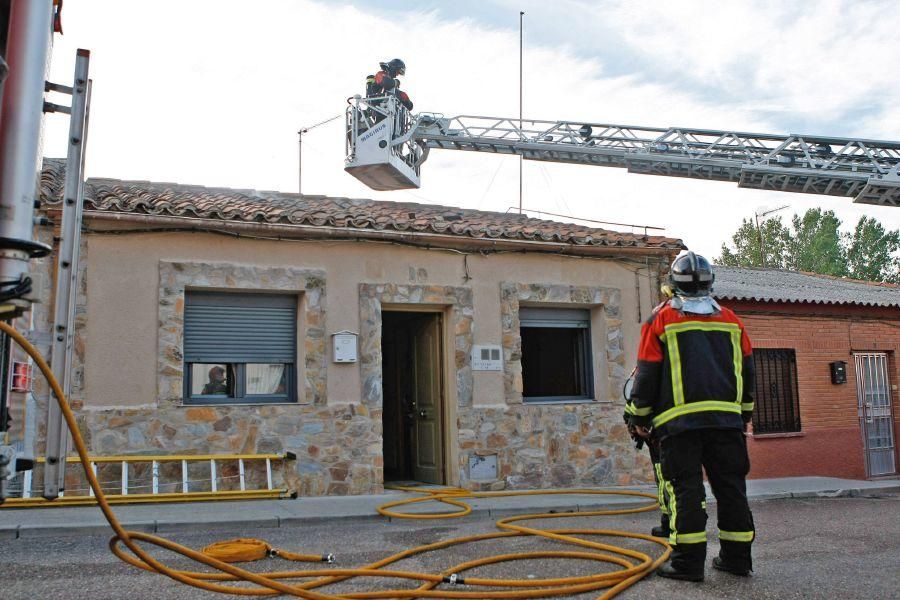 Incendio en el Espíritu Santo (Zamora)