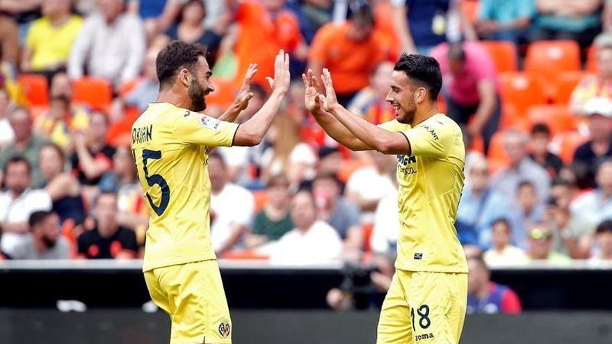 Un sólido Villarreal logra el quinto puesto ante un Valencia irregular (1-3)