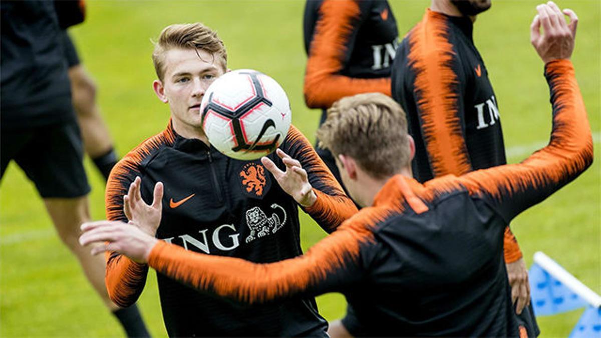 De Ligt no quiere saber nada de su futuro hasta jugar con Holanda