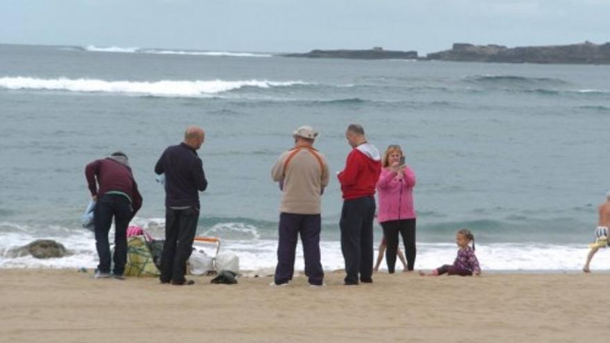 Comenzar el año 2013 en Las Canteras