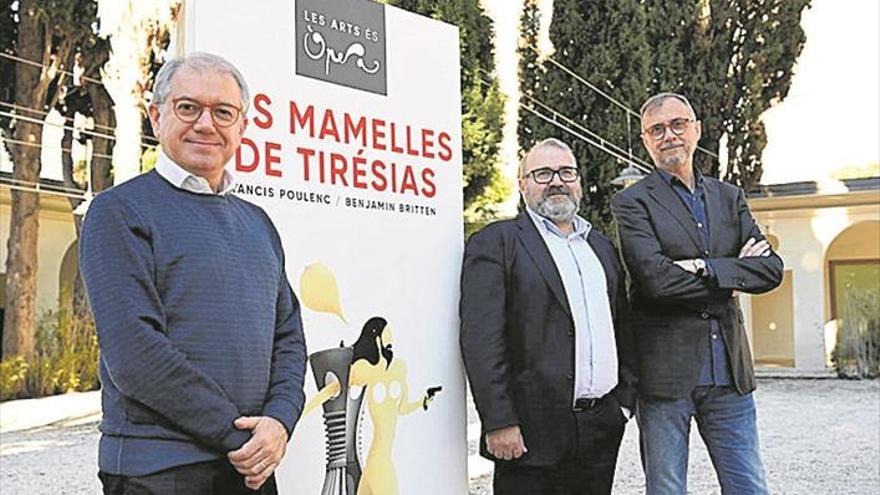 ‘Les mamelles de Tirésias’ inaugura un ciclo cultural operístico en Castelló