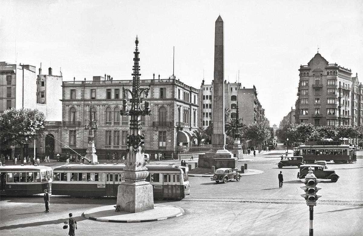 ¡Tranvías en la Diagonal con paseo de Gràcia!