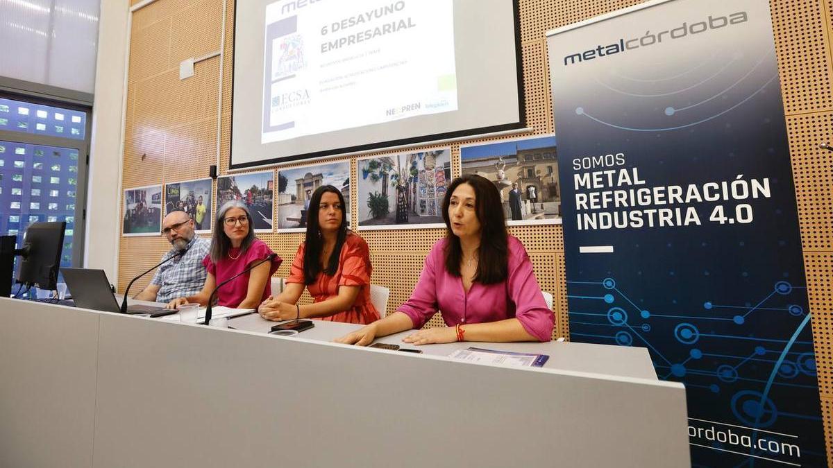 Metalcórdoba informa de las ayudas de la Junta en un desayuno empresarial