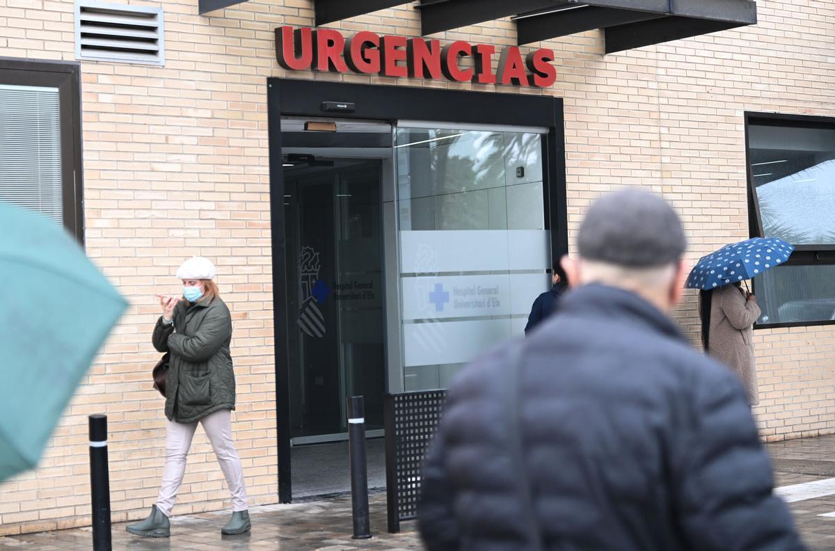 Urgencias en un hospital de la provincia de Alicante.