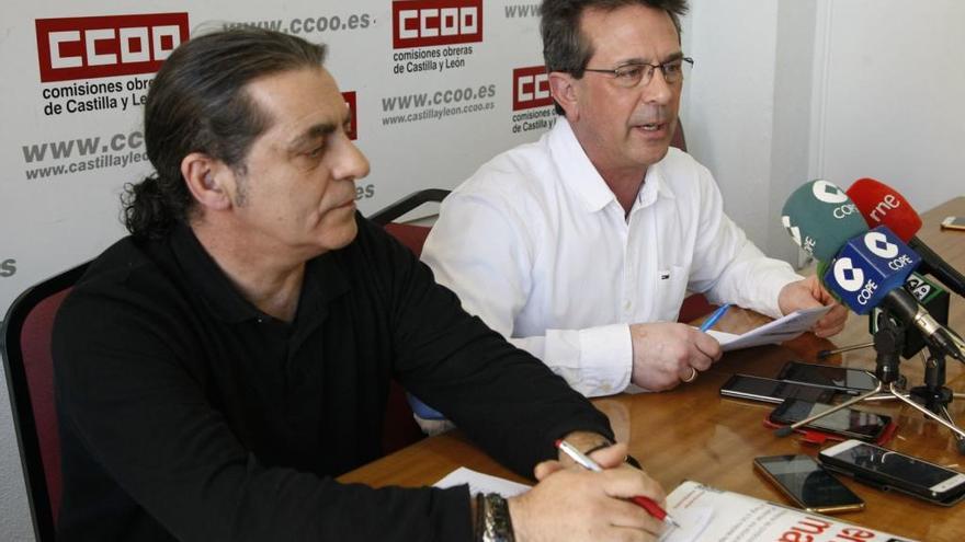 Antonio Salvador y Manuel Prieto, en rueda de prensa.