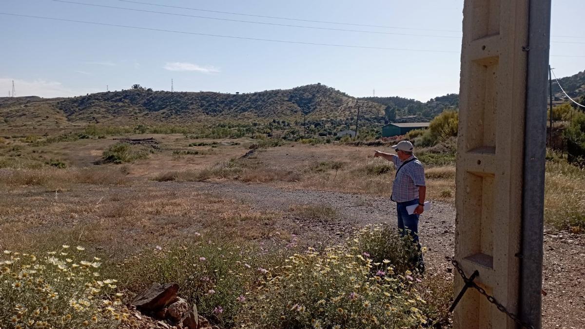 La polémica parcela de la Junta de los Caminos donde se han producido los movimientos de tierra sin licencia, uno de los terrenos pensados para la Nueva Rosaleda.