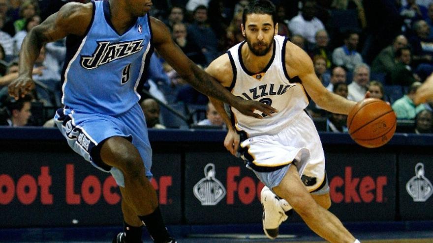 El jugador español del equipo Grizzlies de Memphis Juan Carlos Navarro.