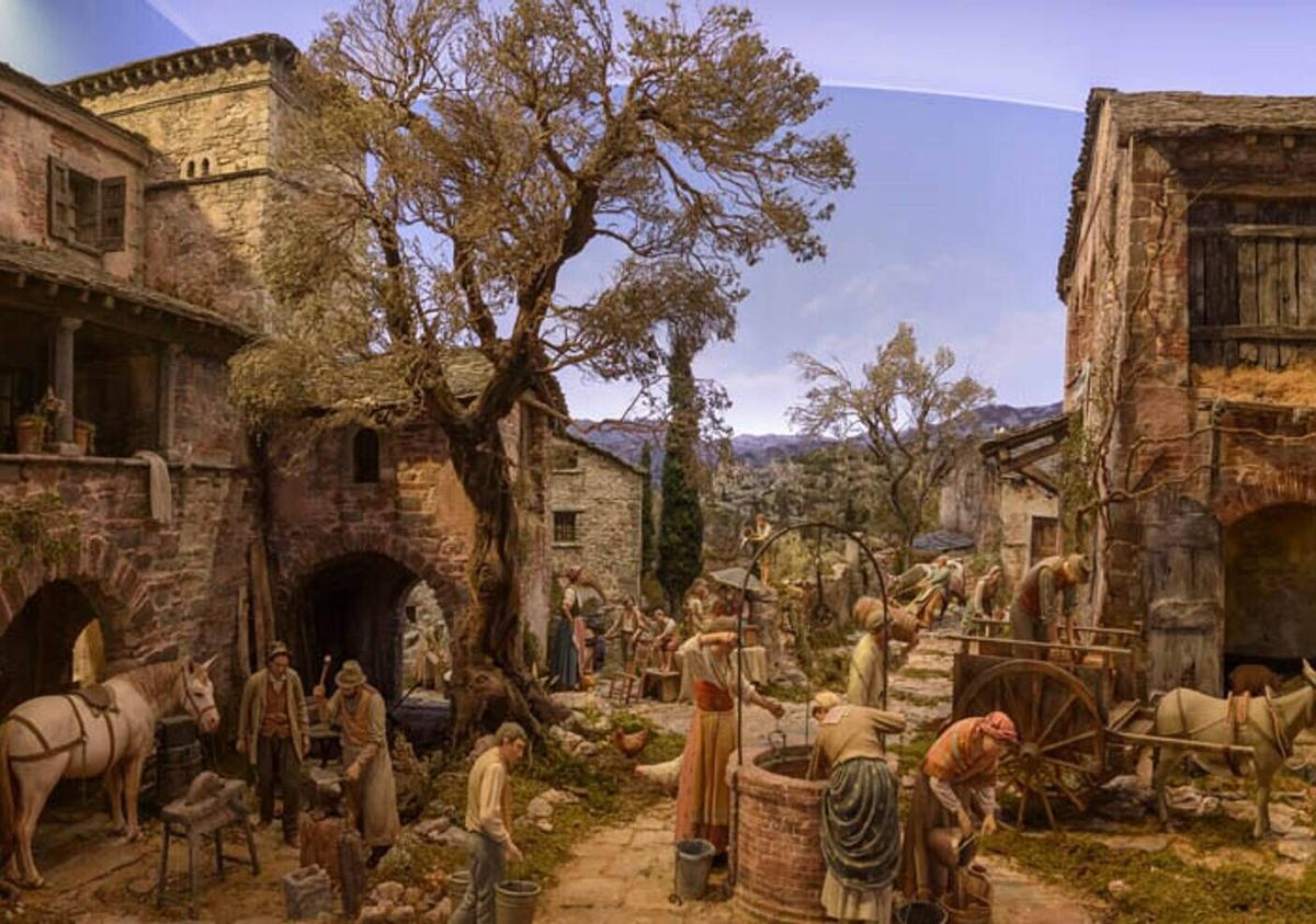 Mollina presume estos días de Navidad de su Museo Internacional de Belenes