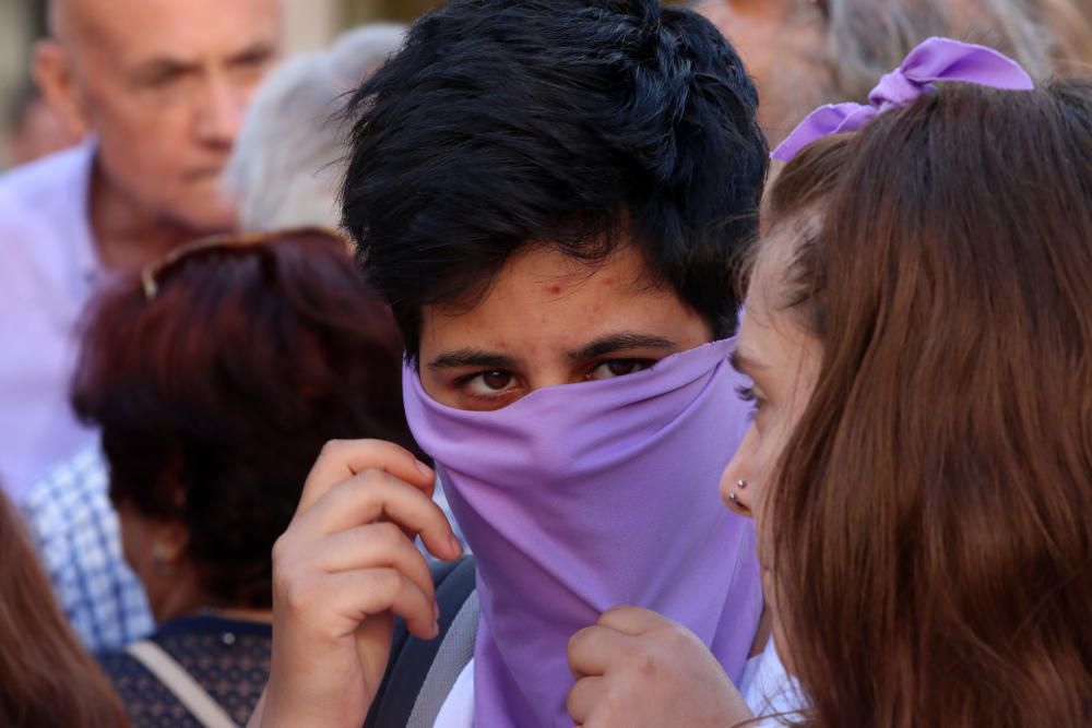 Málaga se echa a la calle contra la puesta en libertad de 'La Manada'