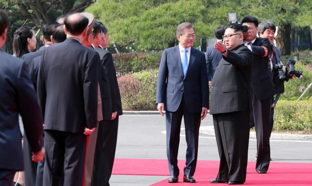 Encuentro entre Kim Jong-un y Moon Jae-in