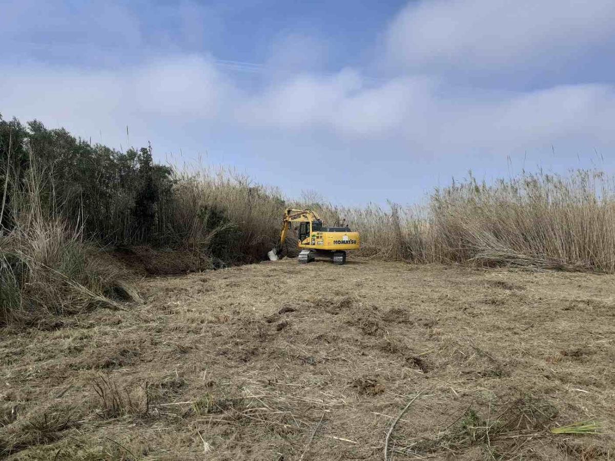 Una màquina treballant.