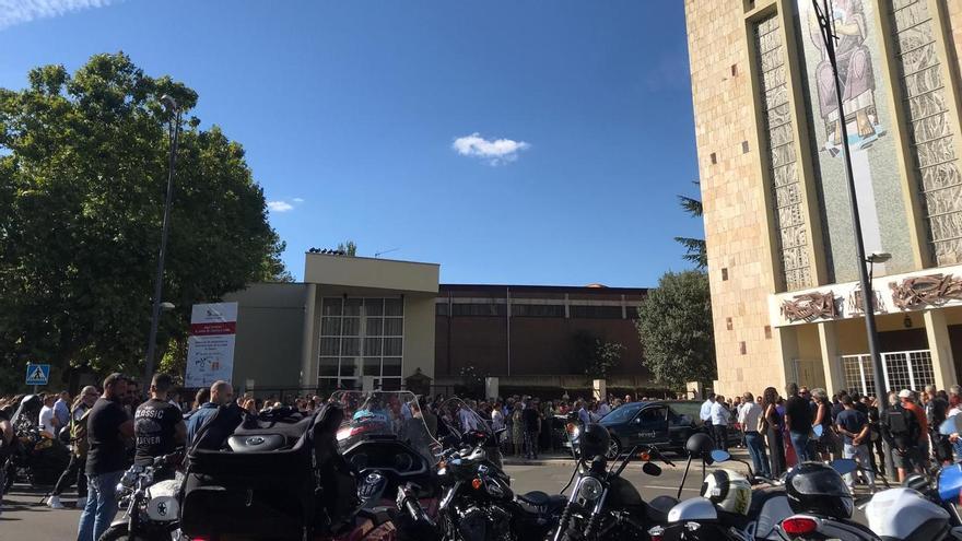 Multitudinario adiós de Miguel el del Numancia, fallecido en un accidente de moto en Zamora capital